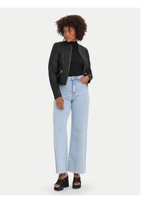 Vero Moda Kurtka z imitacji skóry 10274998 Czarny Regular Fit. Kolor: czarny. Materiał: skóra #6