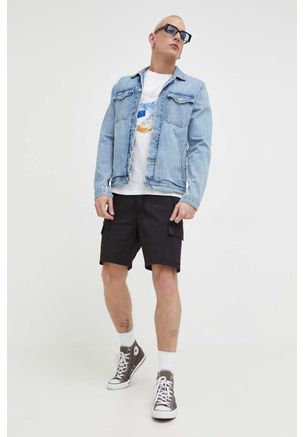 Czarne szorty Hollister Co. KI328.3153.900 / 00197174088320