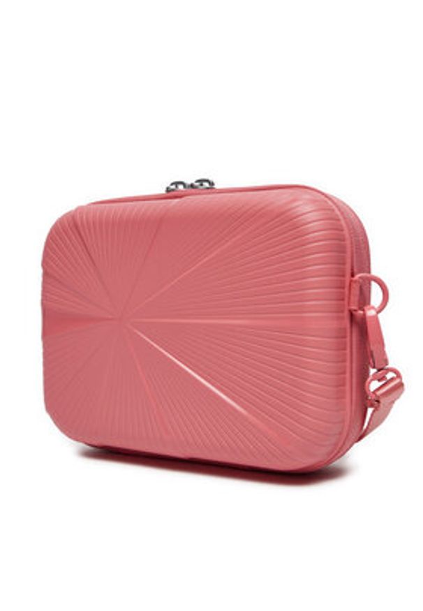 AMERICAN TOURISTER - American Tourister Kuferek Starvibe 152544-A039-1CNU Koralowy. Kolor: pomarańczowy