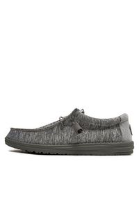 Hey dude - Hey Dude Mokasyny Wally 40536-025 Szary. Kolor: szary. Materiał: materiał