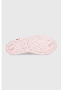 Levi's® - Levi's tenisówki dziecięce kolor różowy. Okazja: na spotkanie biznesowe. Nosek buta: okrągły. Zapięcie: rzepy. Kolor: różowy. Materiał: guma. Styl: biznesowy #2