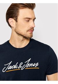 Jack & Jones - Jack&Jones T-Shirt Tons 12205107 Granatowy Regular Fit. Kolor: niebieski. Materiał: syntetyk #3