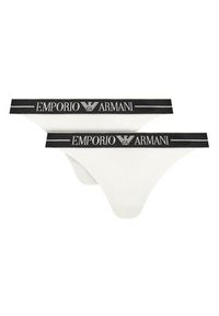 Emporio Armani Underwear Komplet 2 par stringów EW000405 AF10881 M0069 Biały. Kolor: biały. Materiał: bawełna #4