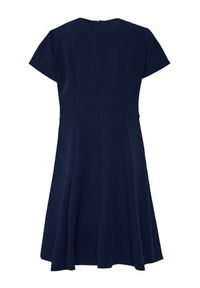 Hugo - HUGO Sukienka codzienna Kaelyn 50564798 Niebieski Regular Fit. Okazja: na co dzień. Kolor: niebieski. Materiał: syntetyk. Typ sukienki: proste. Styl: casual #3