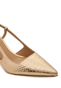 MICHAEL Michael Kors Sandały Alora 40T5AOMS1M Złoty. Kolor: złoty. Materiał: skóra #4