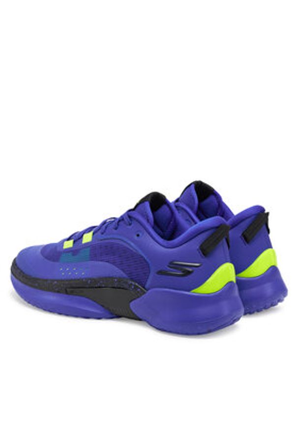 skechers - Skechers Buty do koszykówki SKX RESAGRIP 253007/BLBK Niebieski. Kolor: niebieski. Materiał: materiał. Sport: koszykówka