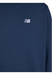 New Balance Bluza Small Logo MT41507 Granatowy Relaxed Fit. Kolor: niebieski. Materiał: bawełna