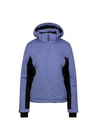 TRESPASS - Kurtka Narciarska Damska Doris. Kolor: szary, fioletowy, niebieski, wielokolorowy. Sezon: zima. Sport: narciarstwo #1