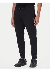 BOSS Spodnie dresowe Future 50543860 Czarny Regular Fit. Kolor: czarny. Materiał: bawełna