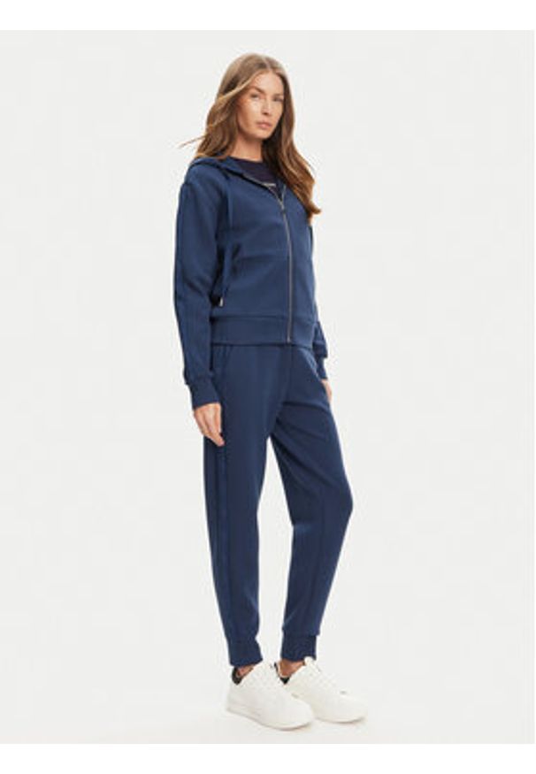 Guess Bluza W5YQ05 KBYE2 Granatowy Regular Fit. Kolor: niebieski. Materiał: syntetyk