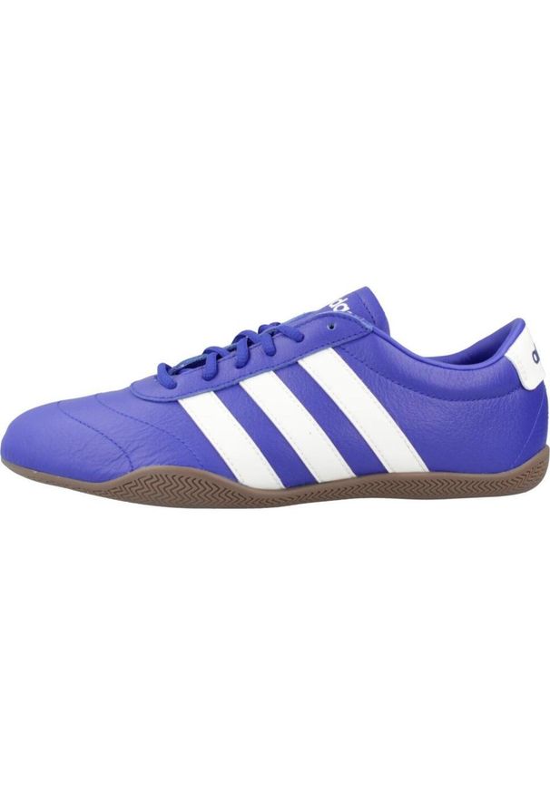 Adidas - Buty ADIDAS GRAND COURT LO Niebieski. Kolor: niebieski. Materiał: tkanina, skóra. Styl: sportowy