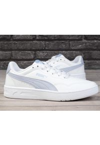 Buty damskie do chodzenia Puma COURT LALLY. Kolor: biały, wielokolorowy, fioletowy. Sport: turystyka piesza