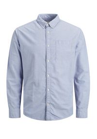 Jack & Jones - Jack&Jones Koszula 12182486 Błękitny Slim Fit. Kolor: niebieski. Materiał: bawełna #4
