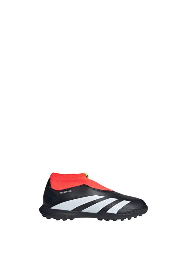 Adidas - Buty Predator 24 League Laceless TF. Kolor: czerwony, czarny, biały, wielokolorowy. Materiał: materiał