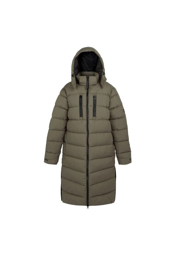 Regatta - Kurtka turystyczna męska Mottere pikowana. Kolor: szary. Materiał: puch. Sport: turystyka piesza