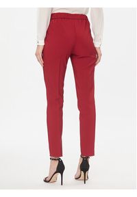 Rinascimento Spodnie materiałowe CFC0116181003 Bordowy Regular Fit. Kolor: czerwony. Materiał: syntetyk #5