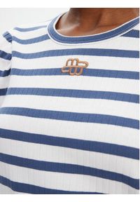 Munthe T-Shirt Parsa 252110025264 Niebieski Regular Fit. Kolor: niebieski. Materiał: bawełna