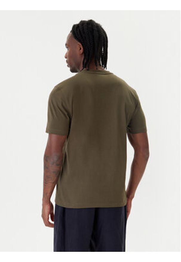 Aeronautica Militare T-Shirt 261TS1580UJ00372 Zielony Regular Fit. Kolor: zielony. Materiał: bawełna