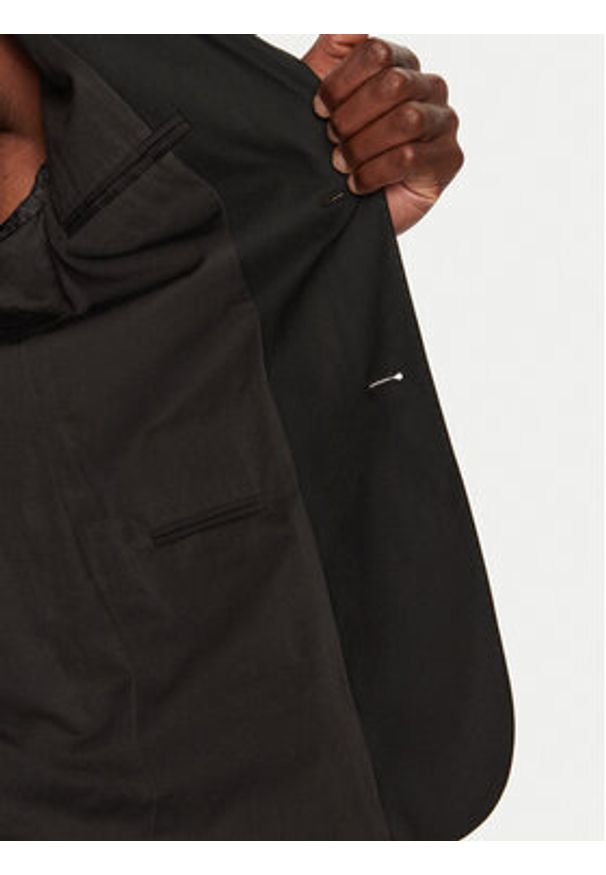 AMI PARIS - AMI Paris Marynarka HBV008.WV0044 Czarny Regular Fit. Kolor: czarny. Materiał: wełna