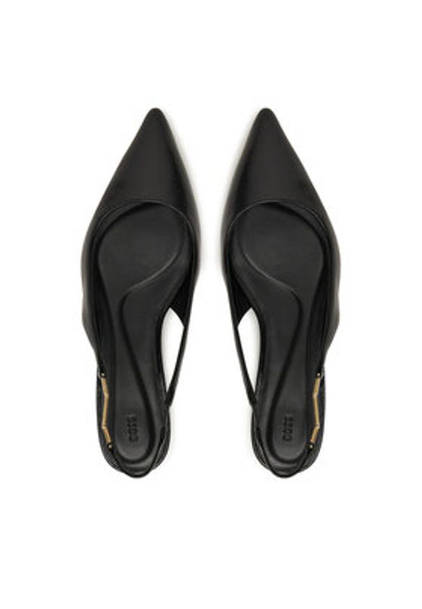 BOSS Baleriny 50548586 Czarny. Kolor: czarny. Materiał: skóra