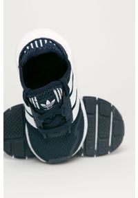 adidas Originals - Buty dziecięce Swift Run X I. Nosek buta: okrągły. Zapięcie: sznurówki. Kolor: niebieski. Materiał: syntetyk, materiał, guma. Szerokość cholewki: normalna. Sport: bieganie #2