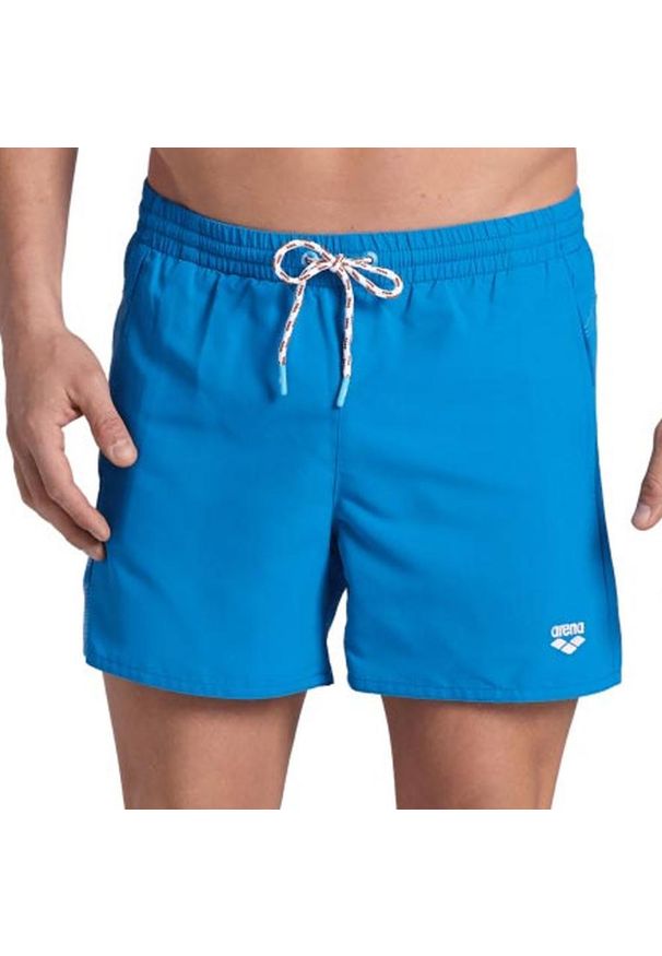 Szorty kąpielowe z logo Arena Pro_file Beach. Kolor: niebieski, biały, wielokolorowy