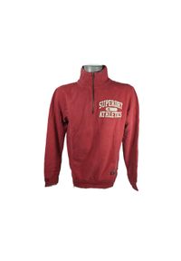 Sweter 1/2 zip Superdry Vintage Athletic. Kolor: czerwony. Styl: vintage #1