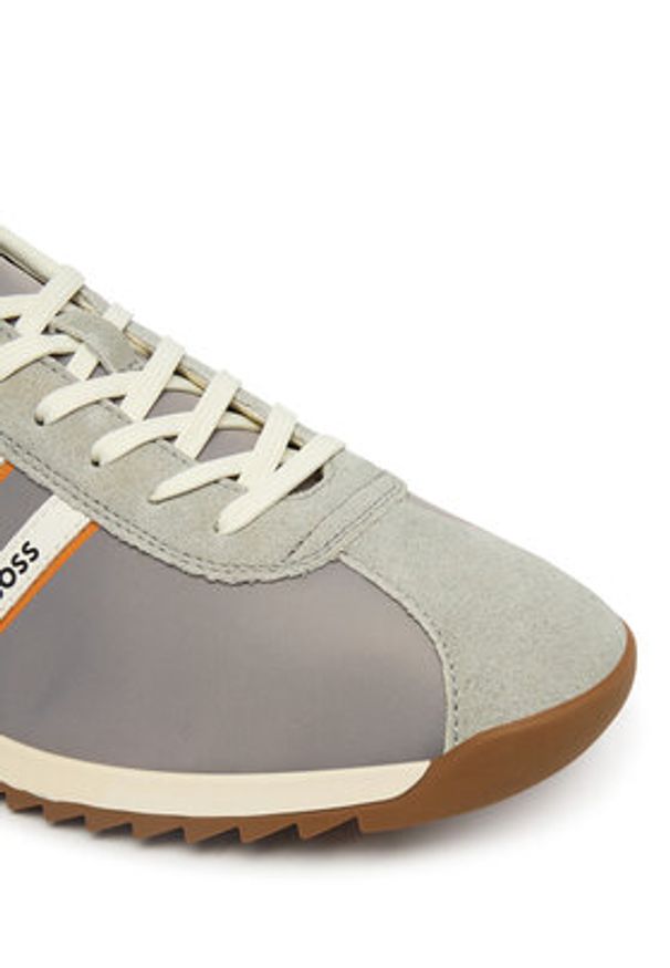 BOSS Sneakersy Zayn 50562818 Szary. Kolor: szary. Materiał: materiał