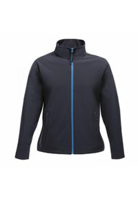 Regatta - Kurtka Softshellowa Damska Do Druku Ablaze. Kolor: niebieski. Sport: turystyka piesza #1