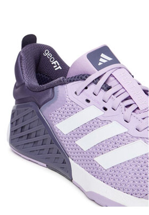 Adidas - adidas Buty na siłownię Dropset 3 strength training JR1752 Fioletowy. Kolor: fioletowy. Materiał: materiał. Sport: fitness