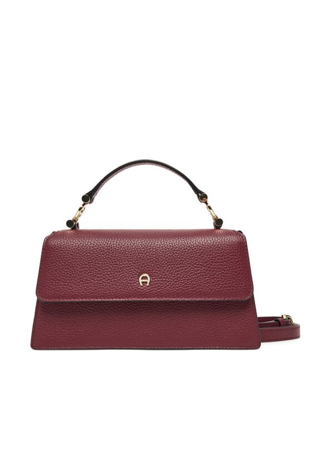 Aigner Torebka Delia S 132985 Bordowy. Kolor: czerwony. Materiał: skórzane
