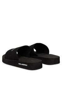 Karl Lagerfeld - KARL LAGERFELD Klapki Atlantik KL70506A Czarny. Kolor: czarny. Materiał: materiał #5
