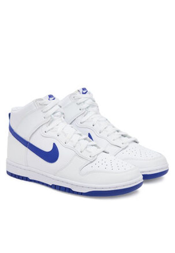 Nike Sneakersy Dunk Hi Retro DV0828 101 Biały. Kolor: biały. Materiał: skóra