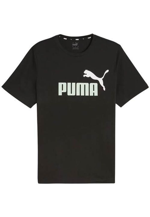 Koszulka sportowa męska Puma Ess+ 2. Kolor: czarny, wielokolorowy, biały. Długość rękawa: krótki rękaw. Długość: krótkie