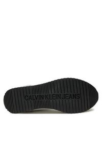 Calvin Klein Jeans Sneakersy Retro Runner Iconic Snk YM0YM01119 Biały. Kolor: biały. Materiał: zamsz, skóra #3