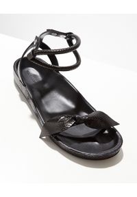 ISABEL MARANT - Skórzane sandały Effita. Zapięcie: pasek. Kolor: czarny. Materiał: skóra #7