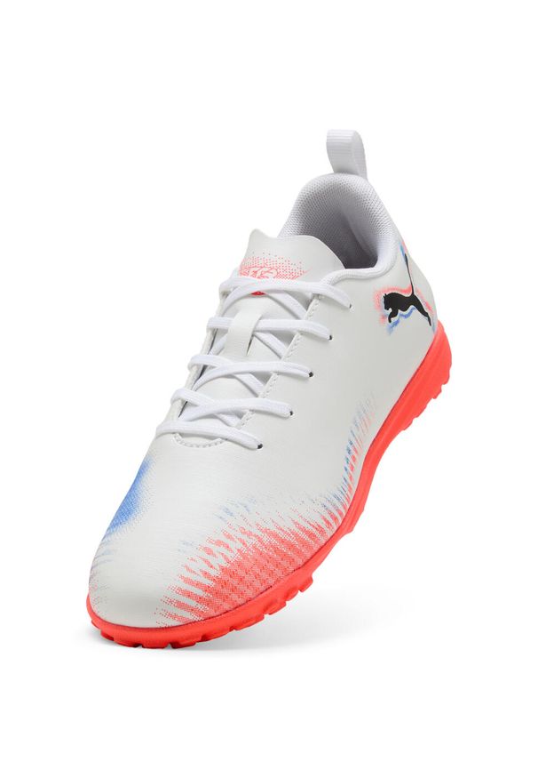 Puma - Buty piłkarskie dziecięce PUMA Future 8 Play TT Jr. Kolor: biały. Sport: piłka nożna
