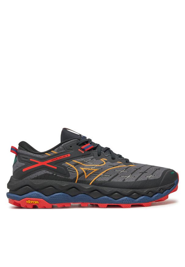 Mizuno Buty do biegania Wave Mujin 10 J1GJ2470 Czarny. Kolor: czarny. Materiał: materiał. Model: Mizuno Wave