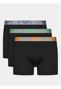 Emporio Armani Underwear Komplet 3 par bokserek 111473 4R715 29821 Czarny. Kolor: czarny. Materiał: bawełna