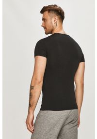 Armani Exchange - T-shirt (2-pack) 956004.CC282.NOS. Okazja: na co dzień. Kolor: czarny. Materiał: dzianina. Wzór: gładki. Styl: casual #9