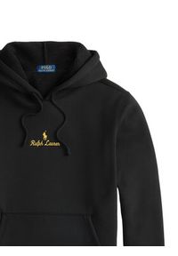 Polo Ralph Lauren Bluza 710981781001 Czarny Regular Fit. Typ kołnierza: polo. Kolor: czarny. Materiał: bawełna #7