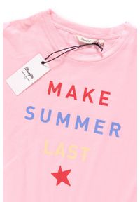 Wrangler - WRANGLER T SHIRT DAMSKI SUMMER TEE ROSE SHADOW W7366EVS8. Wzór: napisy #6