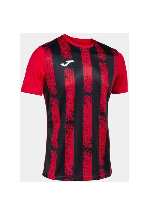 Koszulka Sportowa Joma Inter III Czerwona i Czarna - Rozmiar XL - Oddychająca. Kolor: wielokolorowy, czarny, czerwony. Materiał: poliester. Sport: piłka nożna