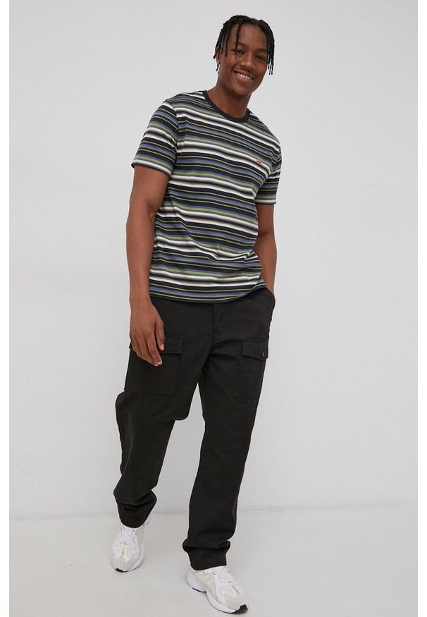 Levi's® - Levi's - Spodnie. Okazja: na co dzień, na spotkanie biznesowe. Kolor: czarny. Materiał: tkanina. Wzór: gładki. Styl: biznesowy, casual