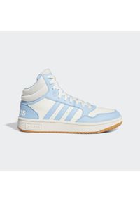 Adidas - Buty damskie ADIDAS Hoops 3.0 Mid. Okazja: na co dzień. Materiał: dresówka, kauczuk, syntetyk, skóra. Szerokość cholewki: normalna. Sport: turystyka piesza