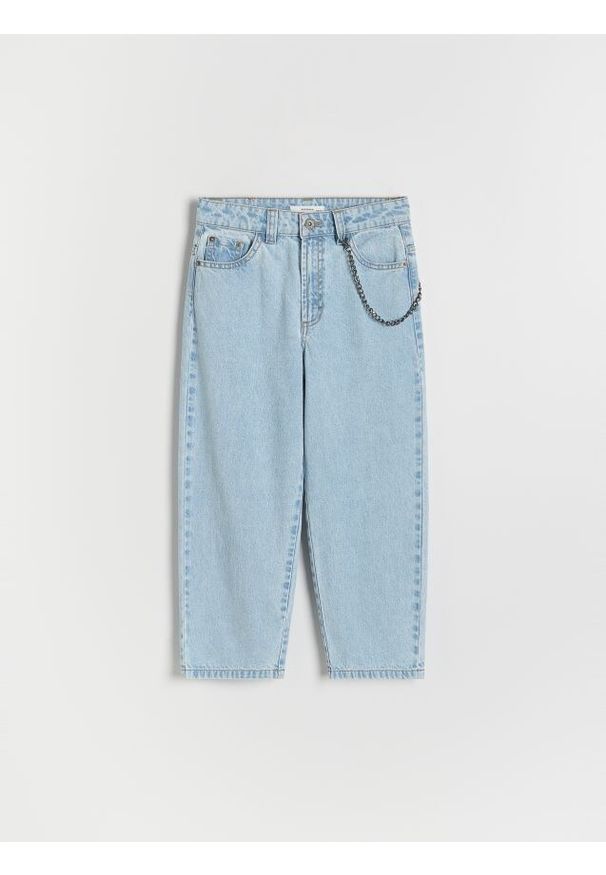 Reserved - Jeansy relaxed fit - niebieski. Kolor: niebieski