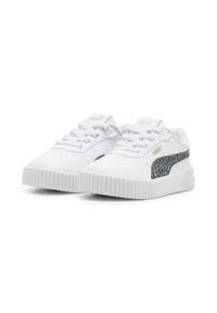 Puma - Sneakersy dla małych dzieci Carina 2.0 Animal Update PUMA. Kolor: żółty, biały, wielokolorowy, szary