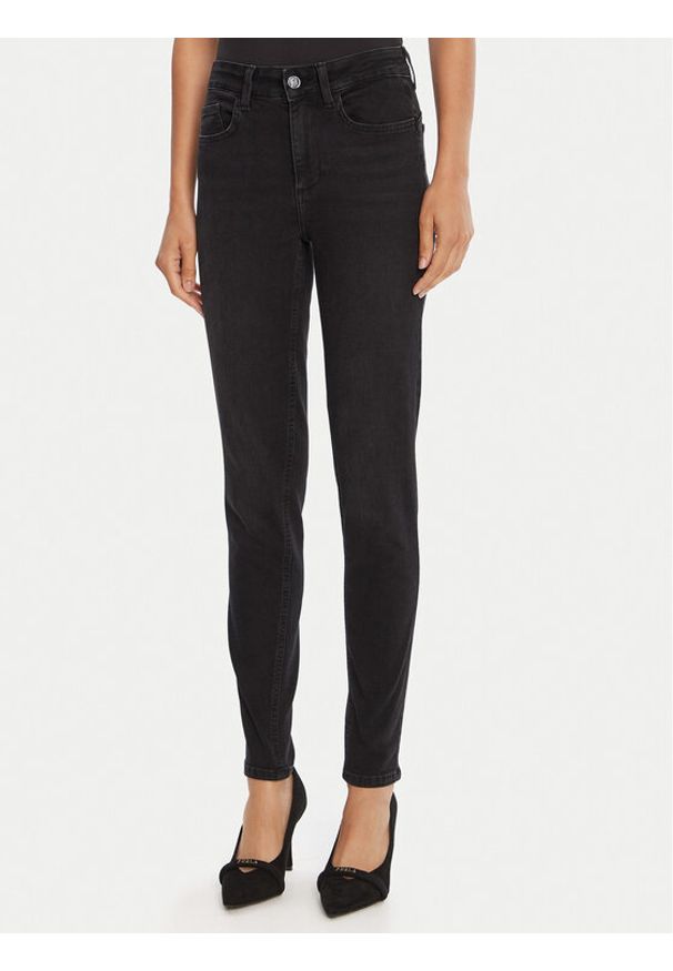 Liu Jo Jeansy UF5013 D4615 Czarny Skinny Fit. Kolor: czarny