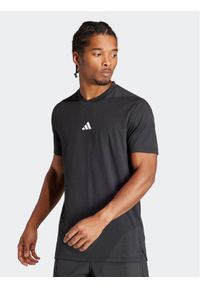Adidas - adidas Koszulka techniczna Designed for Training IK9725 Czarny Slim Fit. Kolor: czarny. Materiał: syntetyk #1