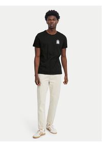 Blend T-Shirt 20716481 Czarny Regular Fit. Kolor: czarny. Materiał: bawełna #4